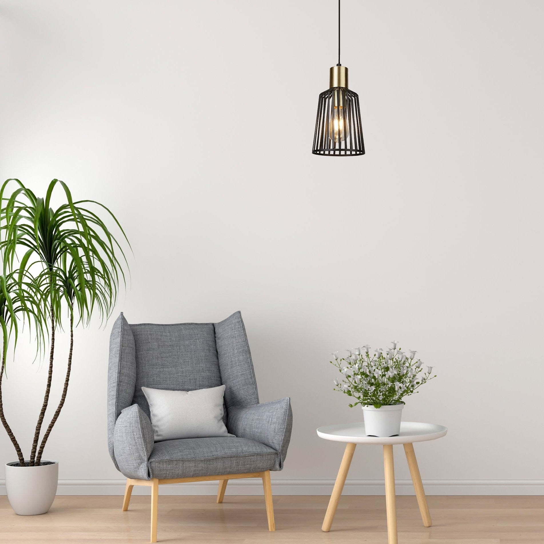 Crate Black - Pendant Ceiling Light