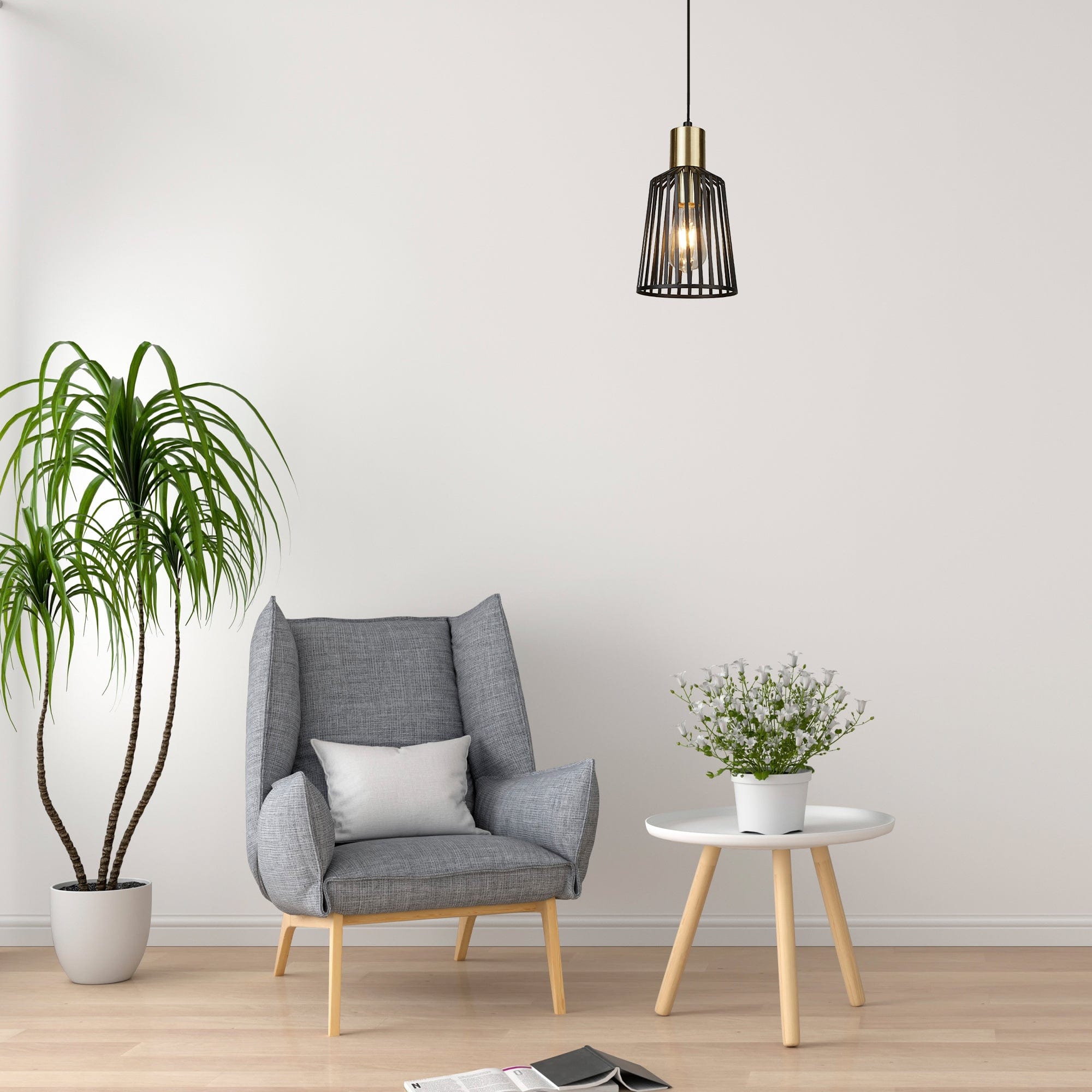 Crate Black Pendant Small