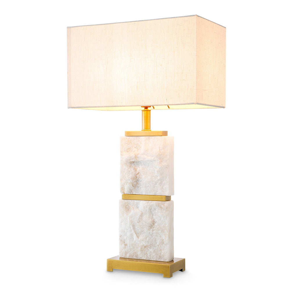 Eichholtz Newton - White Marble Table Lamp