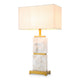 Eichholtz Newton - White Marble Table Lamp