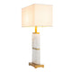 Eichholtz Newton - White Marble Table Lamp