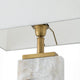 Eichholtz Newton - White Marble Table Lamp
