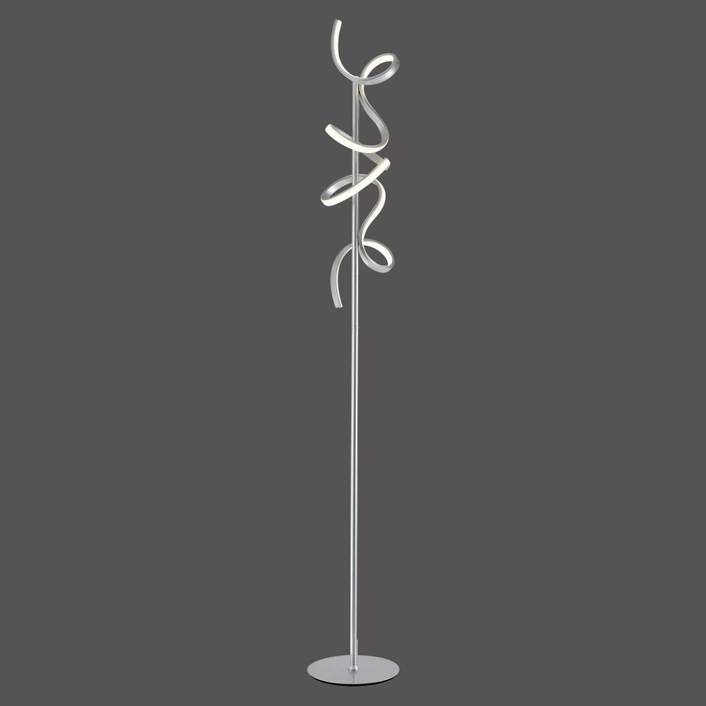 Jazz Floor Lamp Silver
