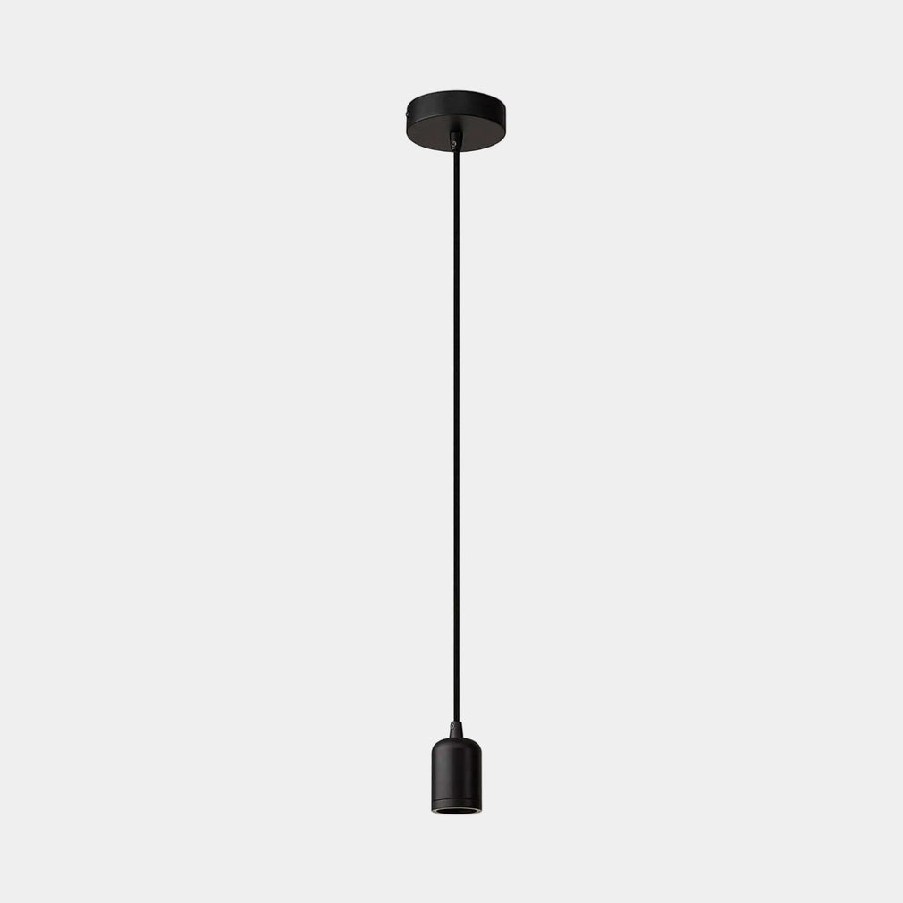 Roma - ES/E27 Pendant Light Suspension Kit Black