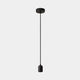 Roma - ES/E27 Pendant Light Suspension Kit Black