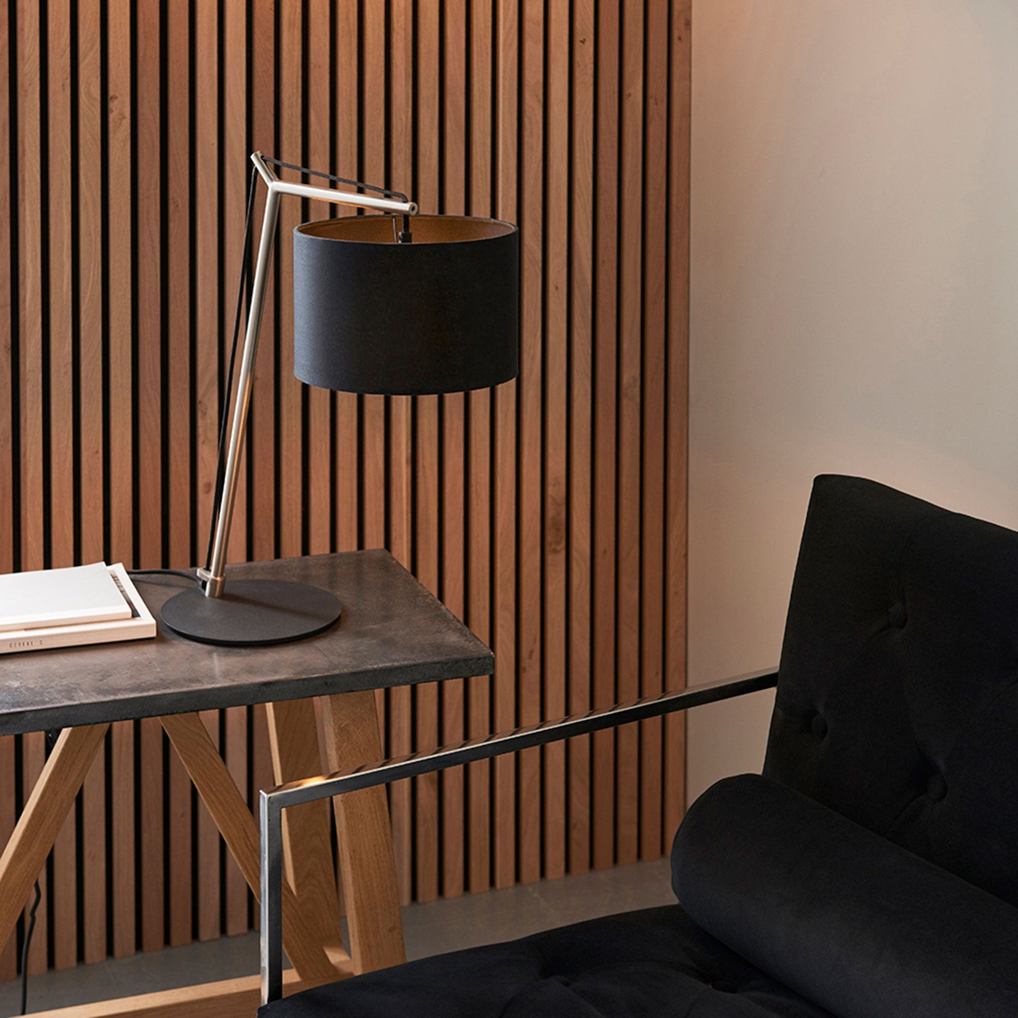 Swing Table Lamp Matt Nickel