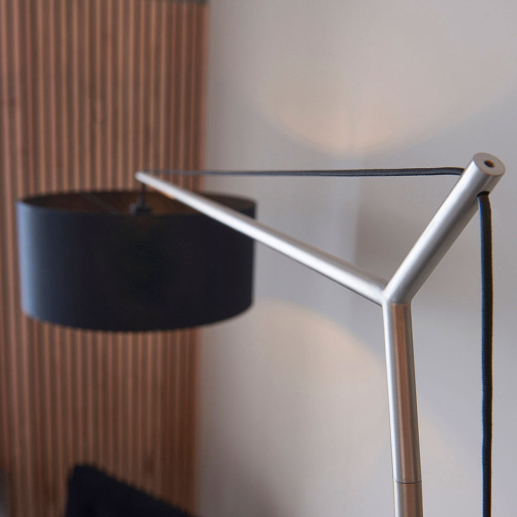 Swing Floor Lamp Matt Nickel