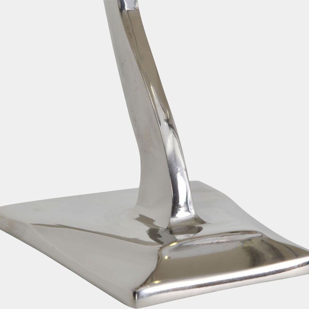 Turboprop Aeroplane - Silver Sculpture