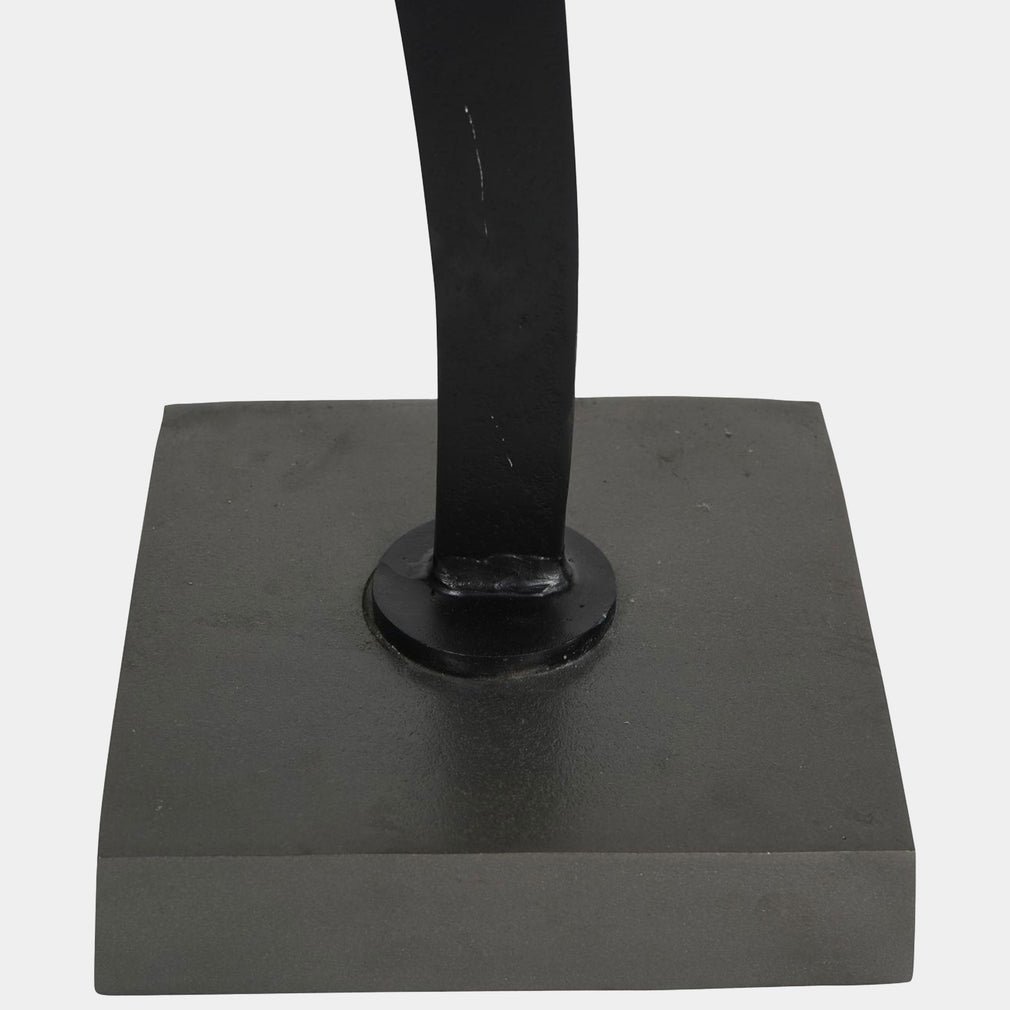 Joshua - Black Spiral Sculpture