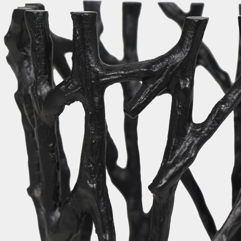 Twig - Pillar Candle Holder, Black