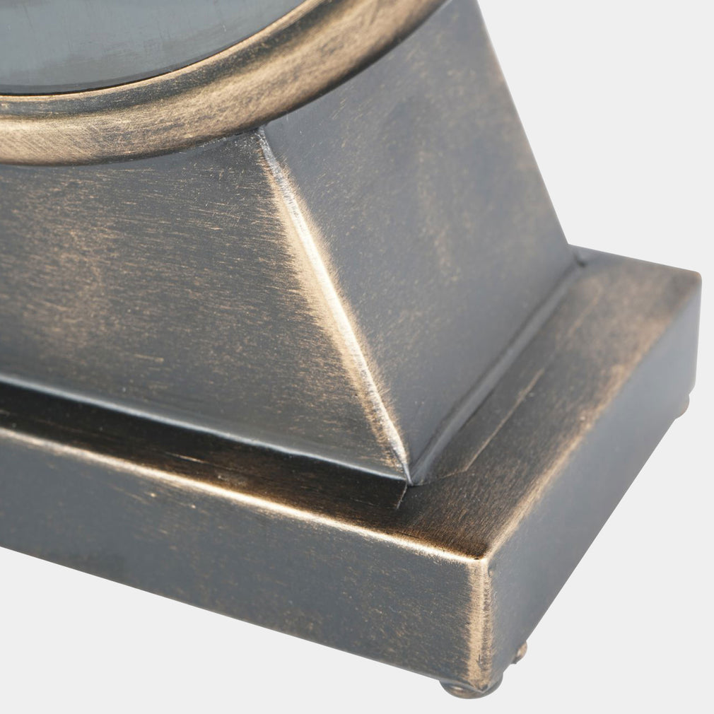 Palladium Mantel Clock - Black & Gold
