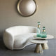 Crescent - 3 Seat Sofa, Boucle Fabric