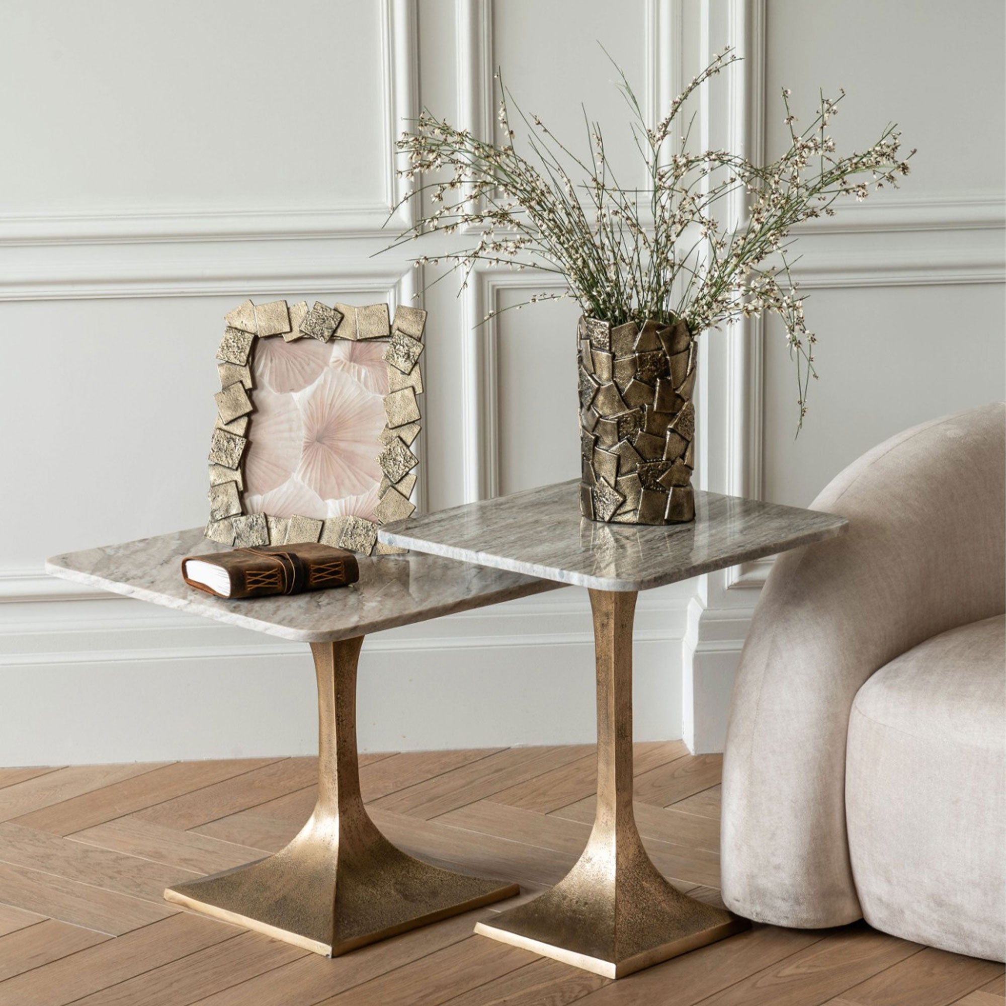 Montrose Vase - Small, Antique Gold