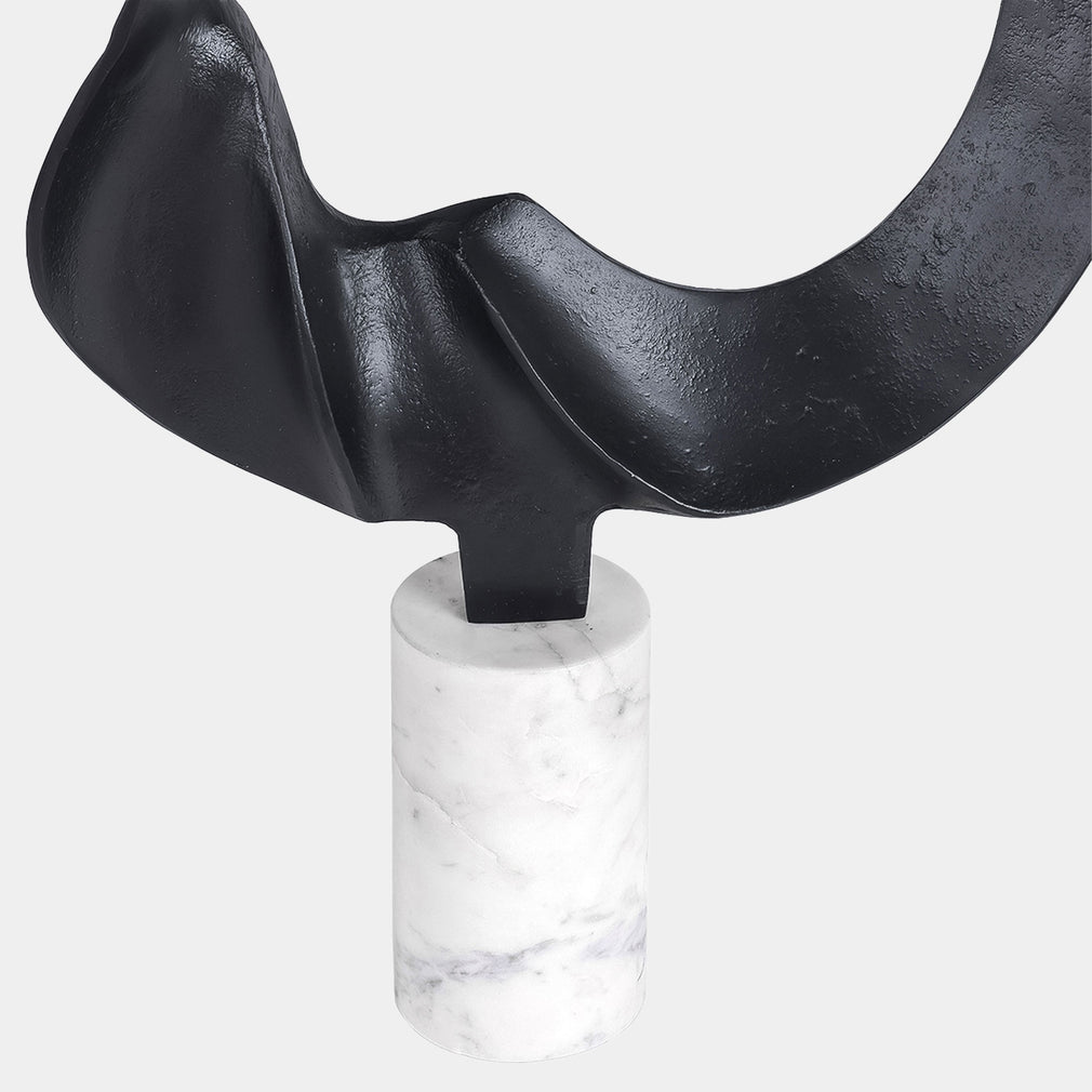 Kentford - Sculpture on Marble Base, Large