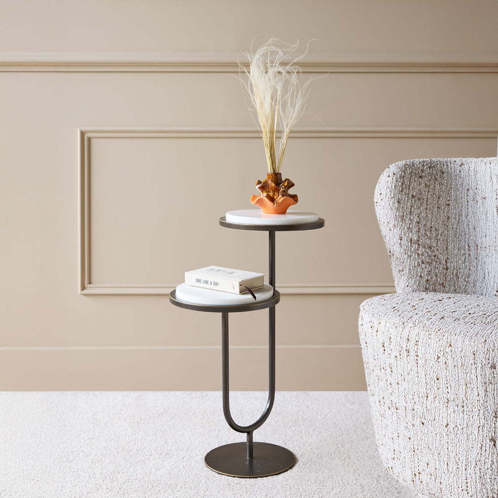 Monette - Metal Accent Table