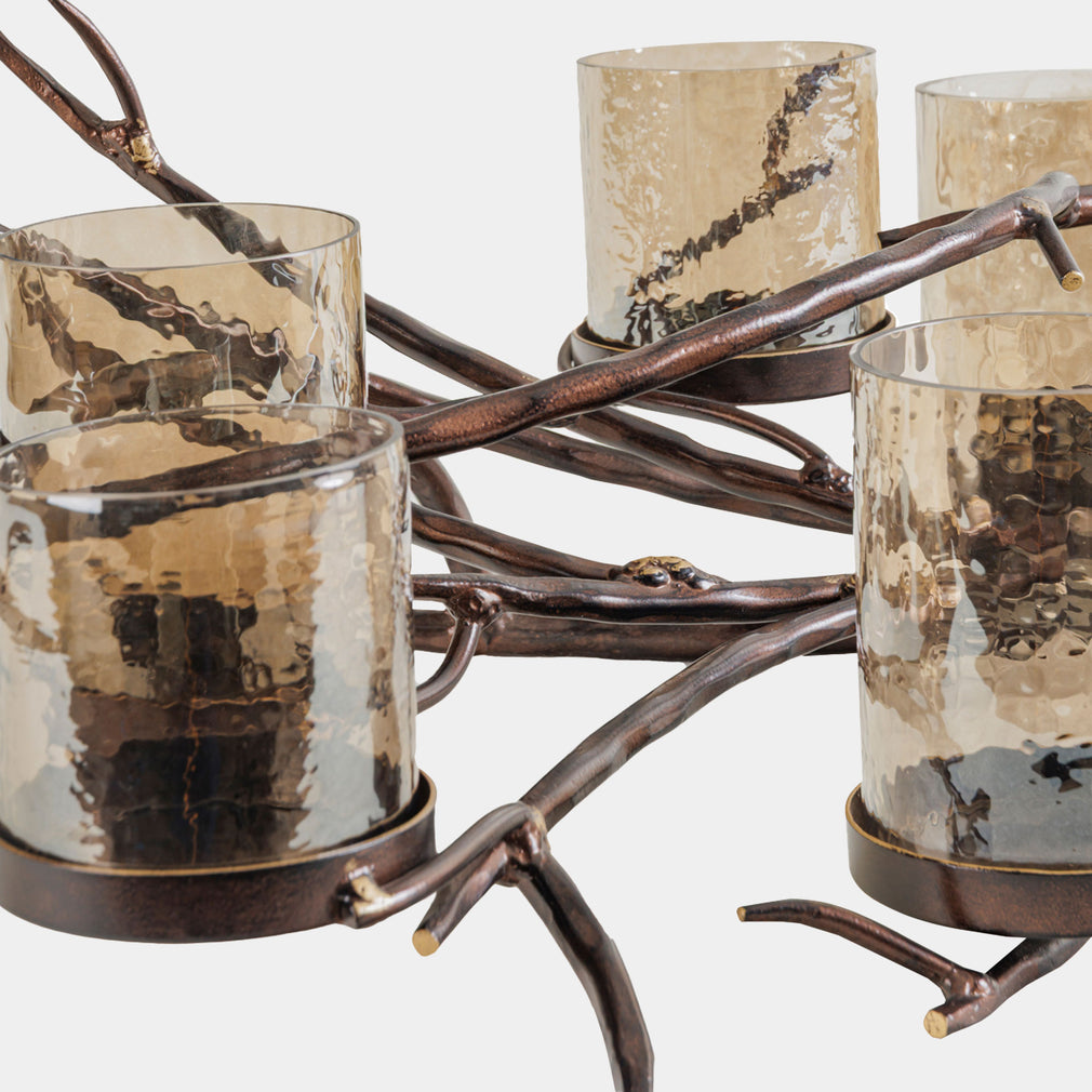 Ember Bronze - Candle Holder, 6 Light