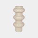 Ovolo Large - Metal Vase, Cream