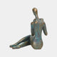Echoes of the Heart - Verdigris Sculpture
