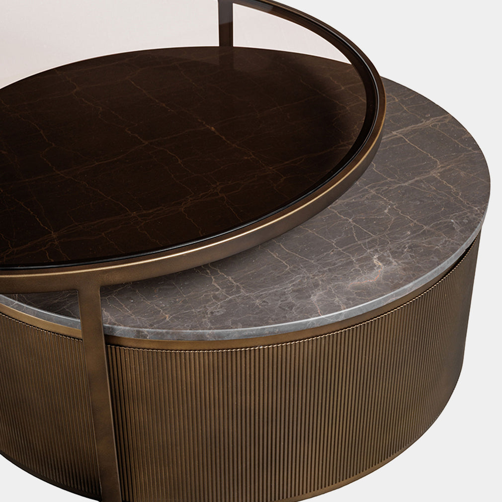 Kingston - Stone Effect Coffee Tables, Set of 2
