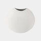 Samui - Stonewash Moon Vase, White