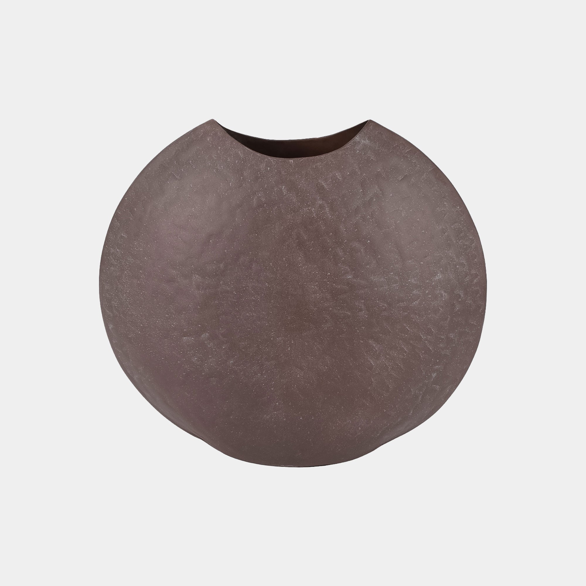 Samui - Stonewash Moon Vase, Brown