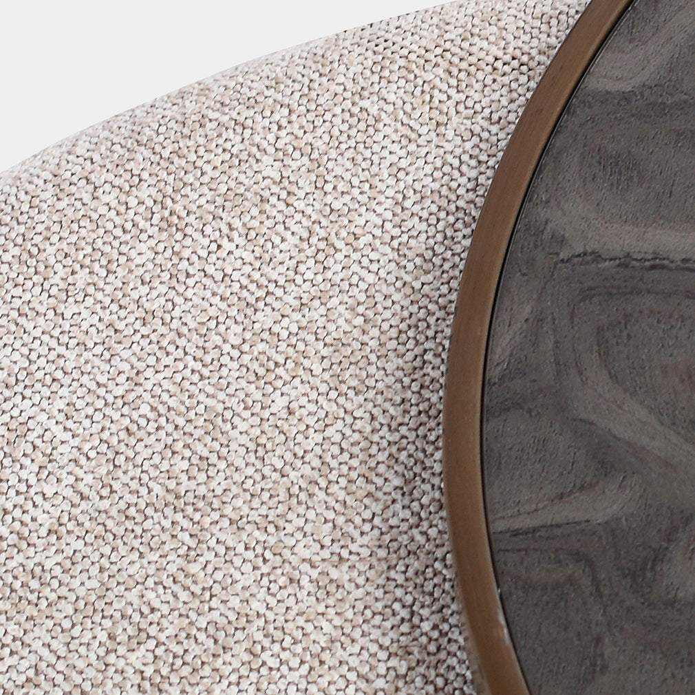 Shimmer - Coffee Table & Nesting Pouffe