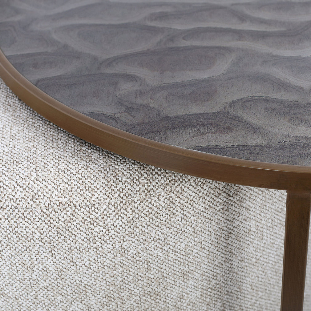 Shimmer - Coffee Table & Nesting Pouffe