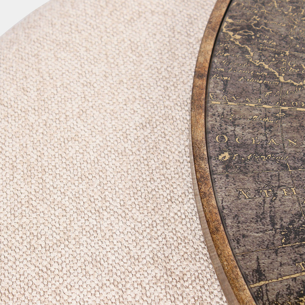 Shimmer - Coffee Table & Nesting Pouffe
