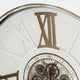 Whitford Cog - Wall Clock, Antique Gold & Ivory