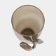 Folia Ombre - Glass Vase, Antique Gold Leaf