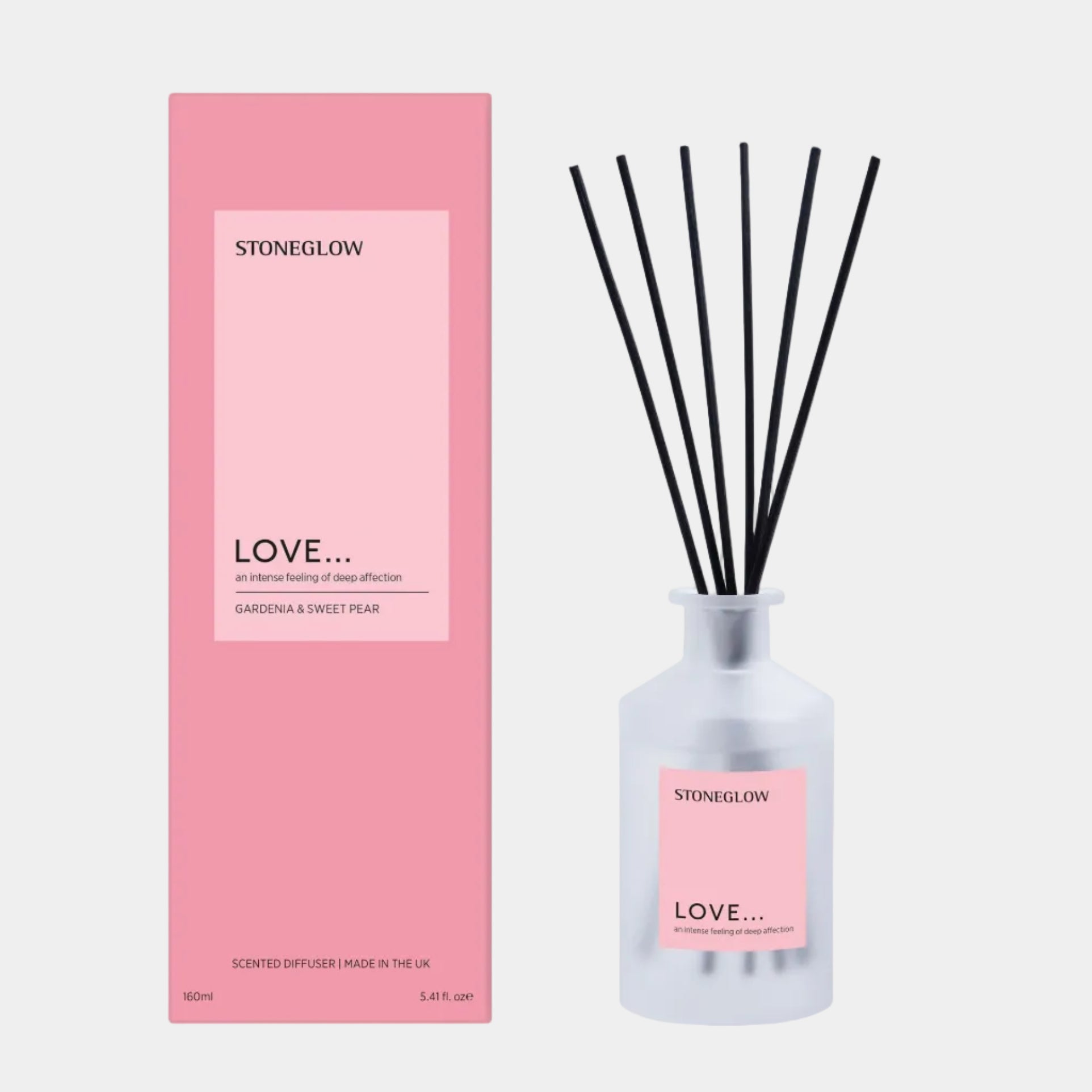 Stoneglow Love - Gardenia & Sweet Pear Reed Diffuser 160ml