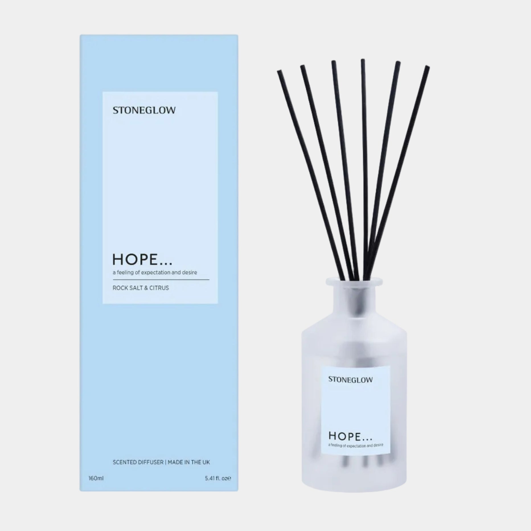 Stoneglow Hope - Rock Salt & Citrus Reed Diffuser 160ml