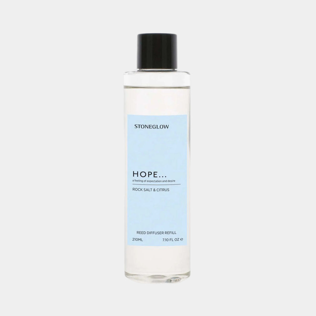 Stoneglow Hope - Rock Salt & Citrus Diffuser Refill 210ml