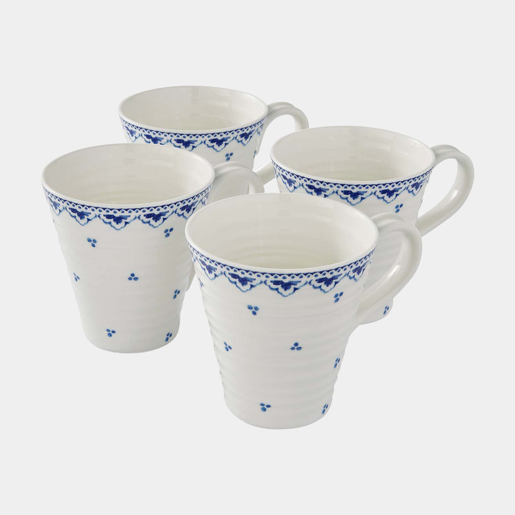 Sophie Conran Blue - Mugs, Set of 4