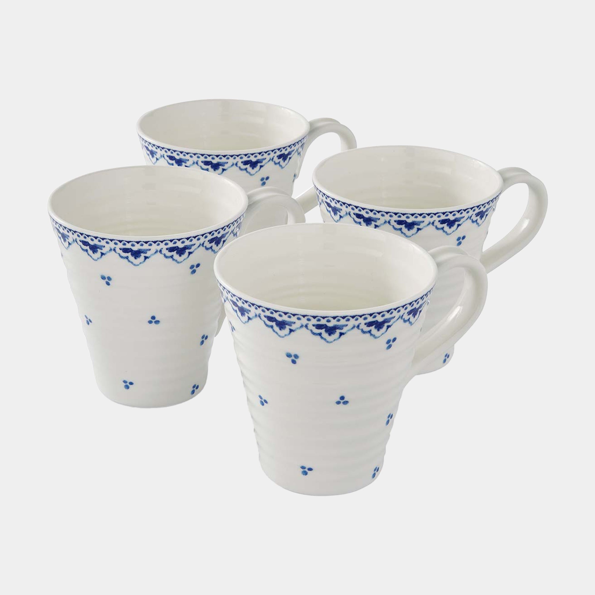 Sophie Conran Blue - Mugs, Set of 4