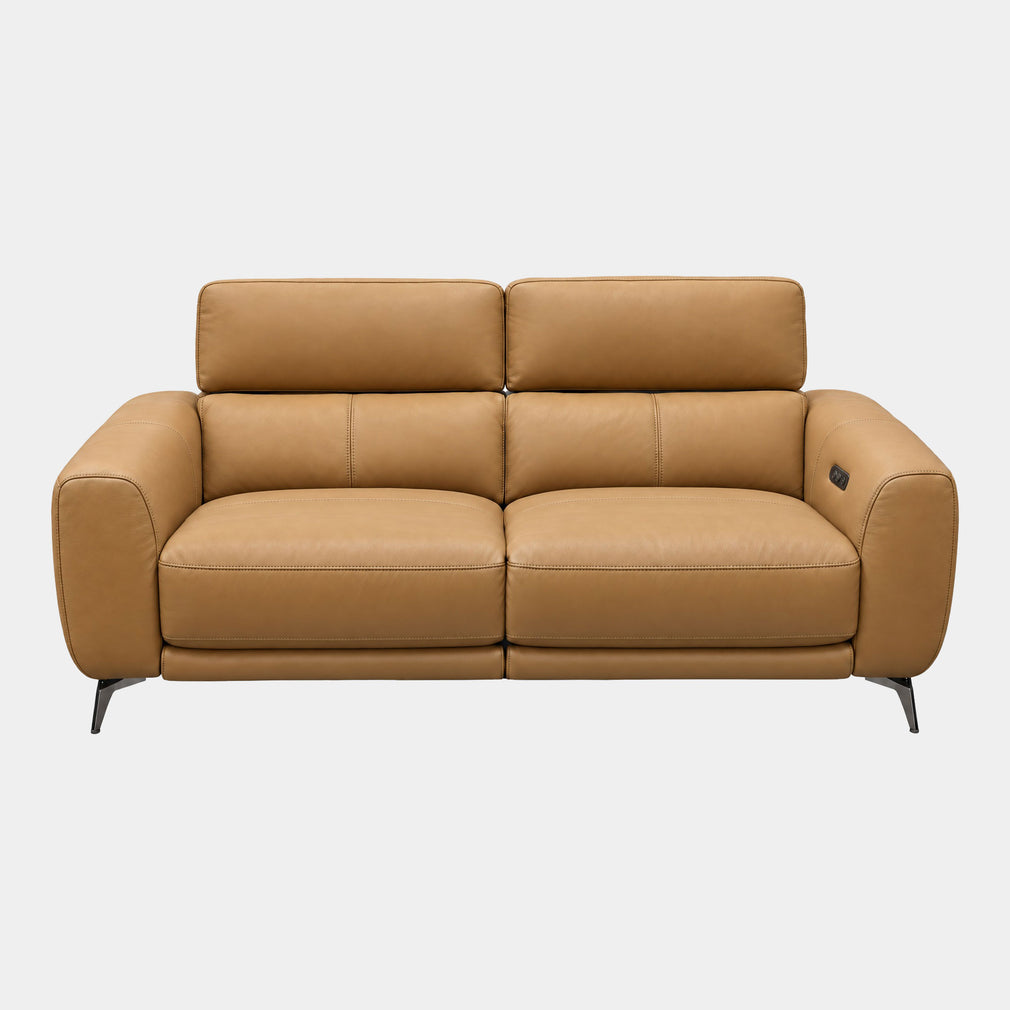 Portland - 2 Seat Sofa With Power Recliners & Toggle Switches, Leather