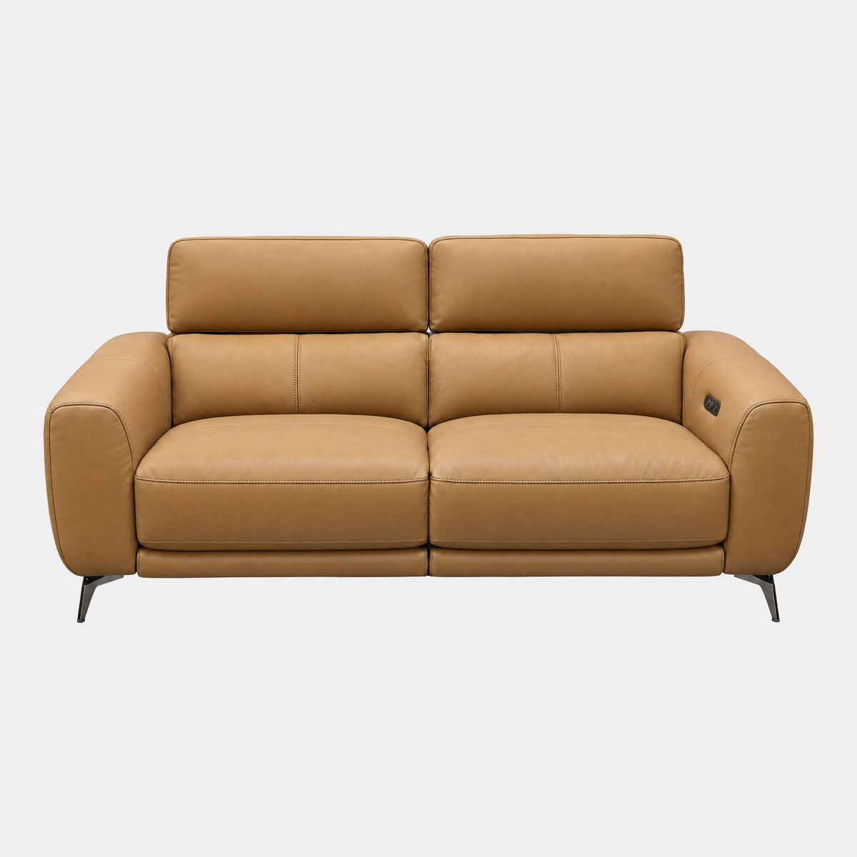 Portland - 2 Seat Sofa With Power Recliners & Toggle Switches, Leather