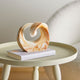 Swirl Deco - Brown Sculpture