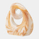 Swirl Deco - Brown Sculpture