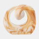 Swirl Deco - Brown Sculpture