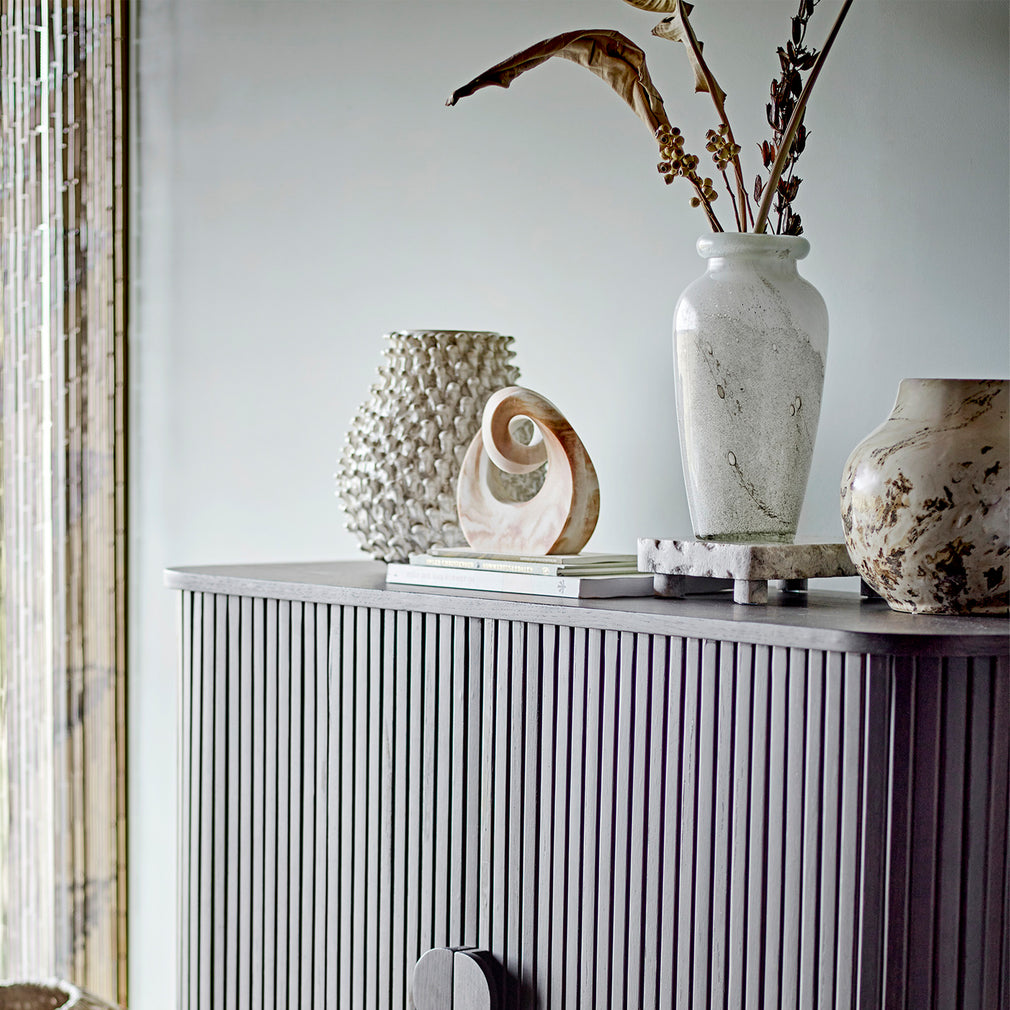 Swirl Deco - Brown Sculpture