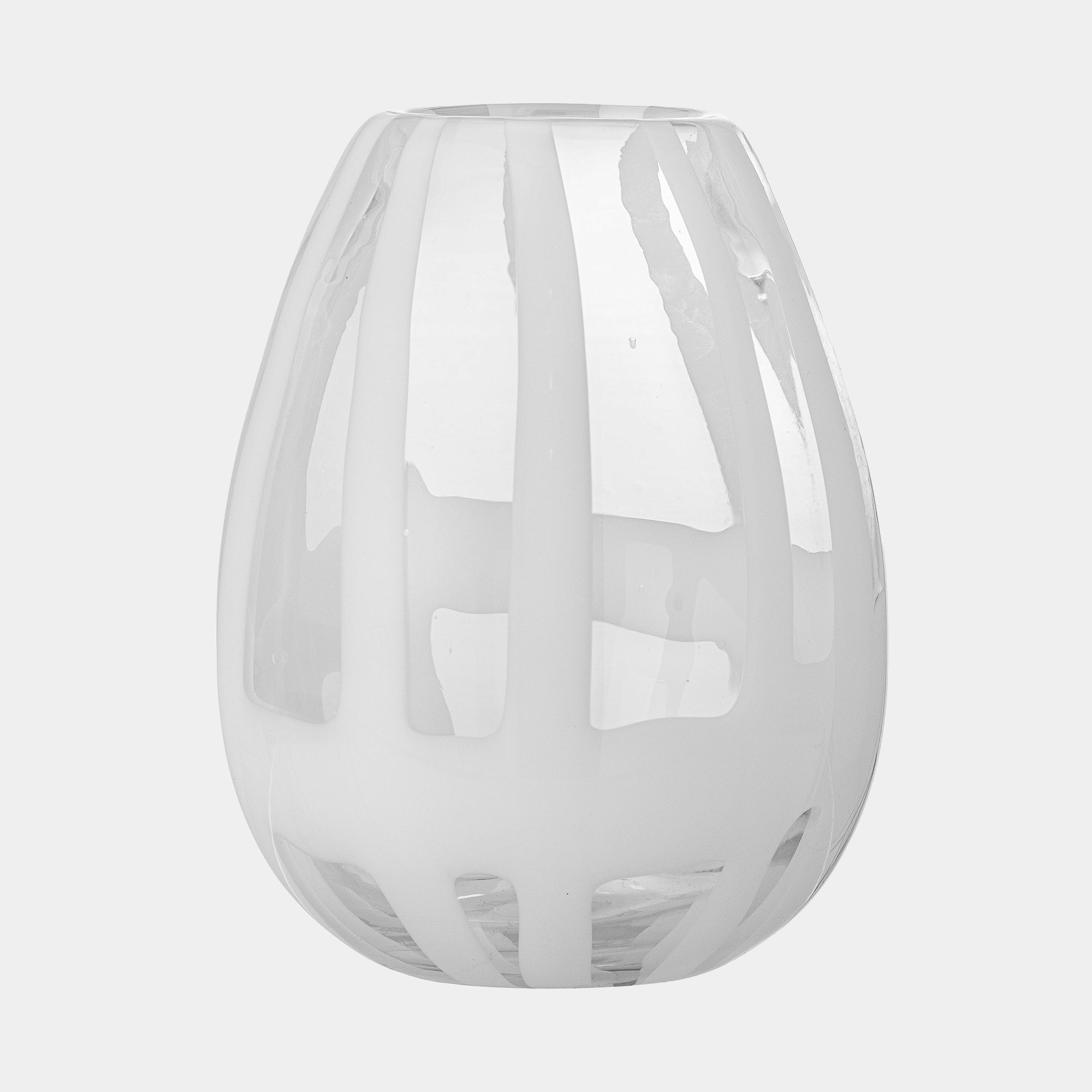Cosmin - White Glass Vase