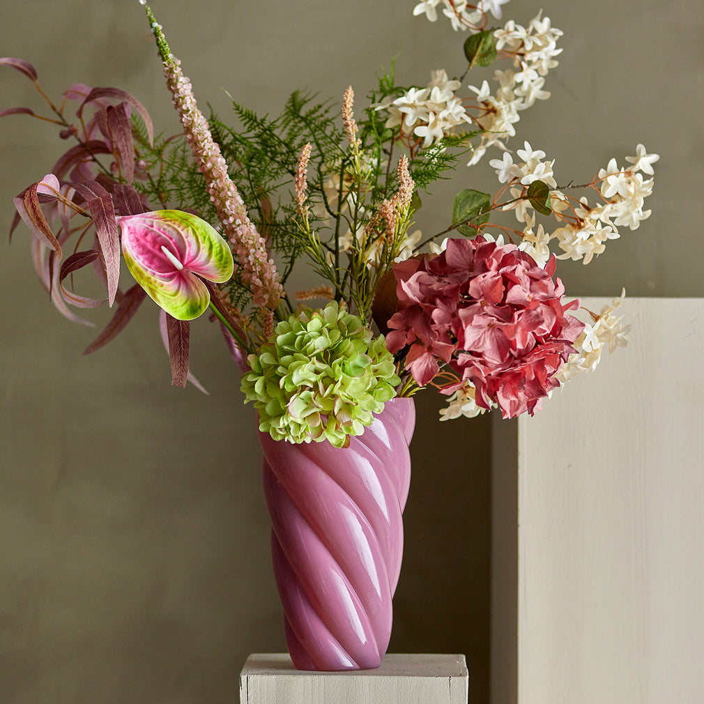 Callo - Glass Vase, Pink