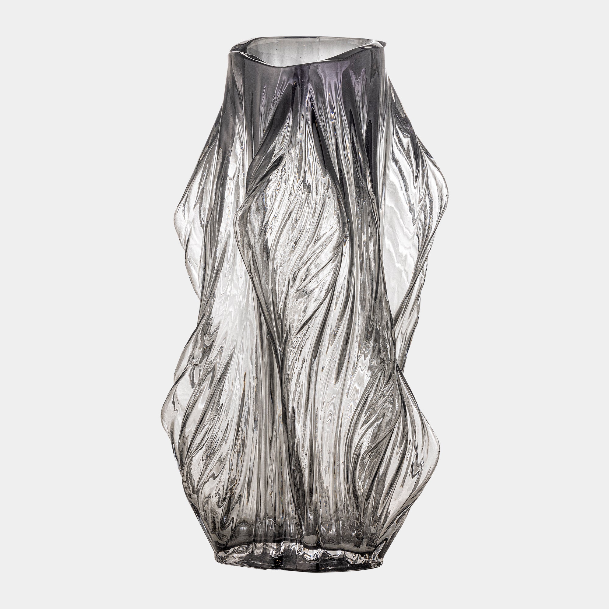 Tulla - Grey Glass Vase