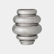 Zorya - Glass Vase, Silver