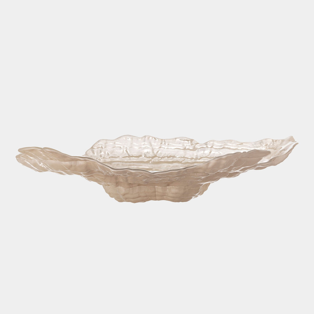 Aiku - Decorative Bowl, Neutral Glass
