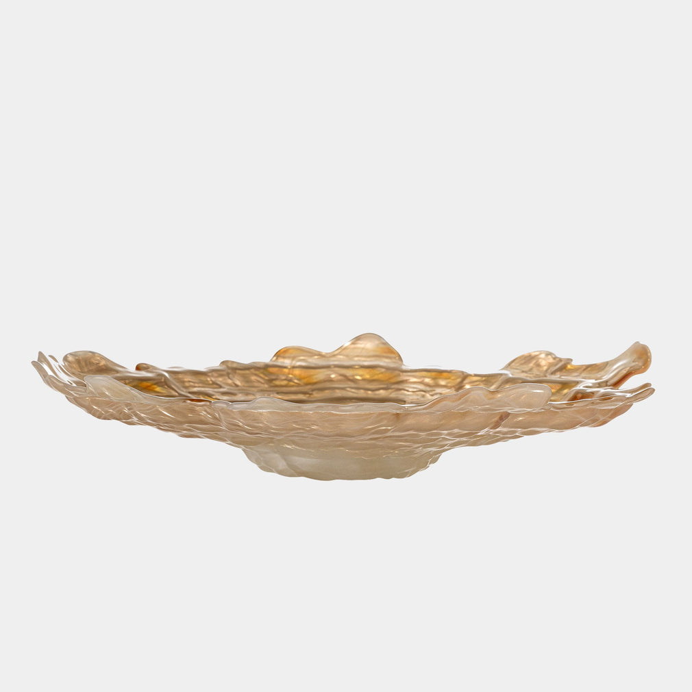 Asimi - Decorative Bowl, Neutral Glass