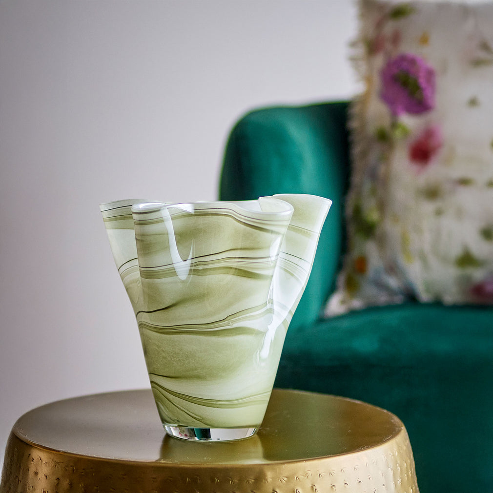 Toryn - Green Glass Vase