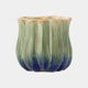Jenner - Stoneware Flowerpot, Green