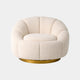 Eichholtz Inger - Swivel Chair, Boucle Cream